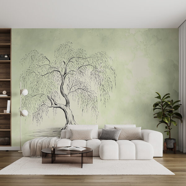 Drawing of a tree Wall murals Drawing of a tree