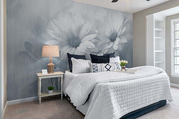 Group of white flowers Wall murals Group of white flowers