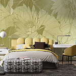 Wall murals Elegant floral pattern in bloom