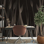 Wall murals Elegant dance of abstract forms.