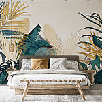 Wall murals Group of tropical plants
