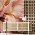 Wall murals Soft petals in delicate embrace.