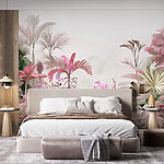 Wall murals Painting of plants and flowers