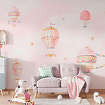 Wall murals Group of hot air balloons in the sky