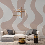 Wall murals Waves of simplicity.