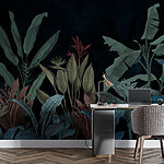 Wall murals Nighttime Serenade in Green and Blue