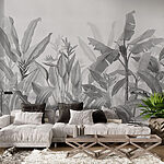 Wall murals Monochrome Jungle Awaits Exploration