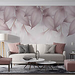 Wall murals Delicate purple leaves, serene beauty