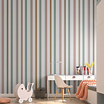 Wall murals Pattern of colorful vertical stripes.