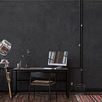 Wall murals Grey wall with rough edges