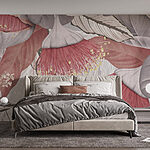 Wall murals Blooming petals with soft hues.