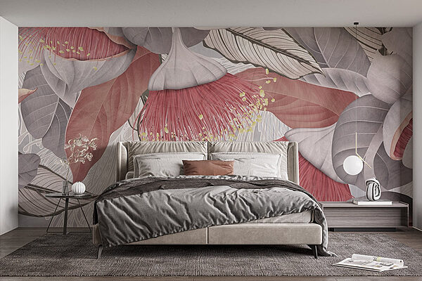 Blooming petals with soft hues Wall murals Blooming petals with soft hues