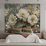 Wall murals Beautiful blossoms in soft tones