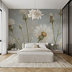 Wall murals Delicate blooms in soft focus