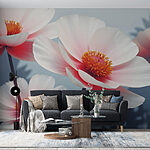 Wall murals Soft petals in gentle hues.
