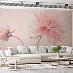 Wall murals Delicate blossoms in soft hues