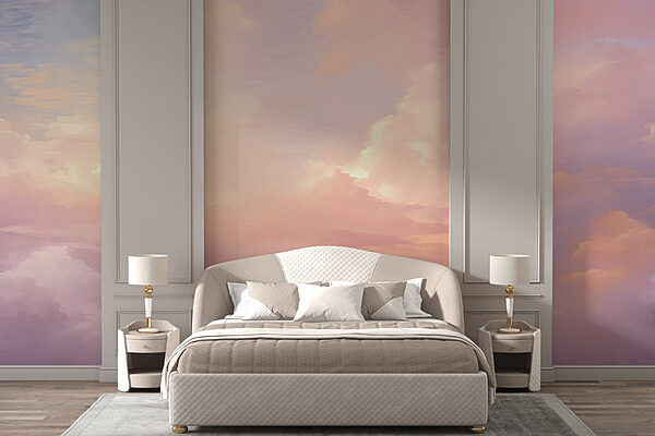 Sky with clouds in the sky Wall murals Sky with clouds in the sky