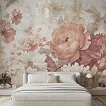 Wall murals Soft petals in gentle hues.