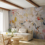 Wall murals Painting of flowers