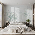 Wall murals Delicate beauty in soft hues