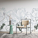 Wall murals Blossoms in soft, gentle hues