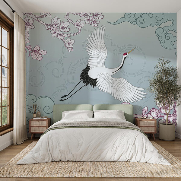 Bird flying in the air Wall murals Bird flying in the air