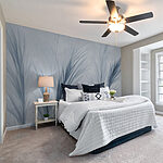 Wall murals Soft foliage in tranquil hues