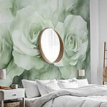 Wall murals Group of white roses