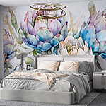 Wall murals Delicate blossoms in soft hues.