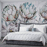 Wall murals Watercolor of flowers