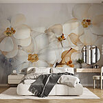 Wall murals Delicate blooms in soft hues