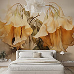 Wall murals Delicate blooms in soft hues