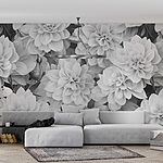 Wall murals Group of white flowers