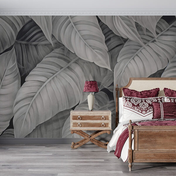 Group of leaves in a pile Wall murals Group of leaves in a pile