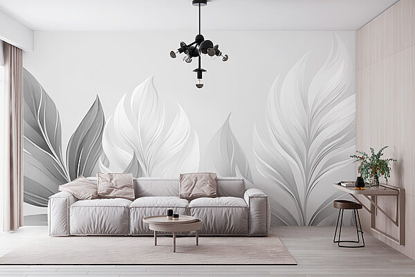 Delicate curves of nature's beauty Wall murals Delicate curves of nature's beauty
