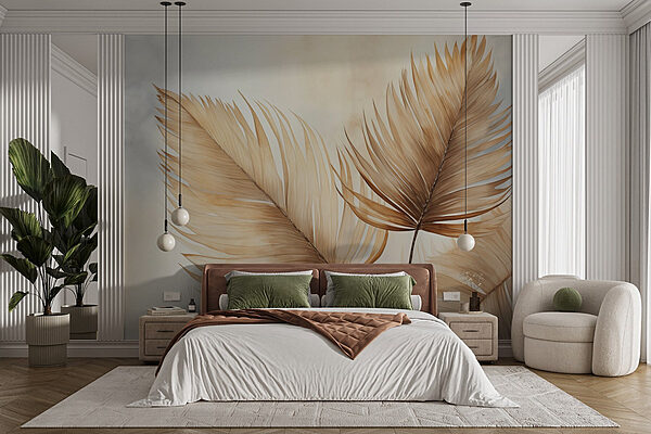 Natural elegance in soft hues Wall murals Natural elegance in soft hues