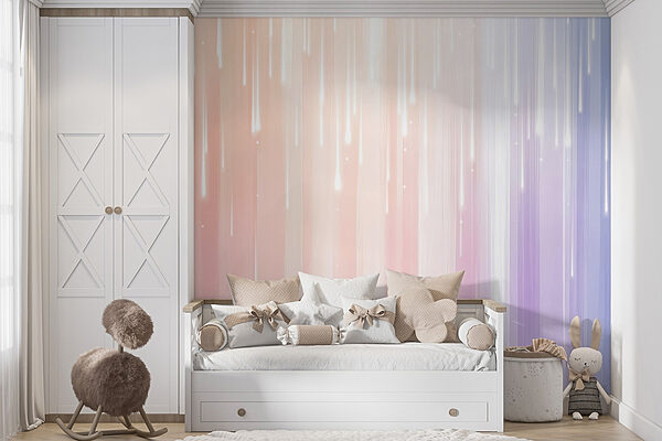 Blurry image of a rainbow of light Wall murals Blurry image of a rainbow of light
