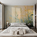 Wall murals Painting of plants and flowers