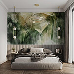 Wall murals Group of palm trees