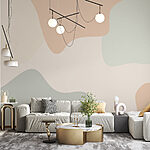 Wall murals Colorful background with different shapes