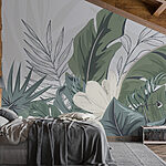 Wall murals Natural foliage in harmony and balance
