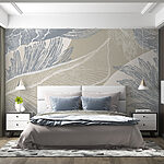 Wall murals Elegant floral pattern in soft hues