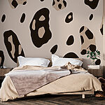 Wall murals Abstract pattern with earthy tones.