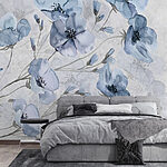 Wall murals Delicate blooms in soft hues