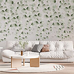 Wall murals Gentle leaves cascading downwards