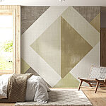 Wall murals Abstract geometric pattern in muted tones.