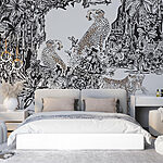 Wall murals Pattern of cheetahs and leopards