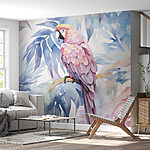 Wall murals Colorful bird on a branch
