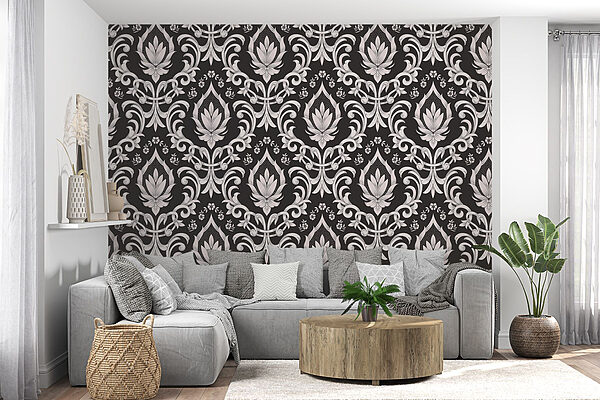 Black and white wallpaper Wall murals Black and white wallpaper