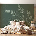 Wall murals Drawing of a plant